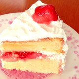 記念日などに☆手作りイチゴケーキ♪
